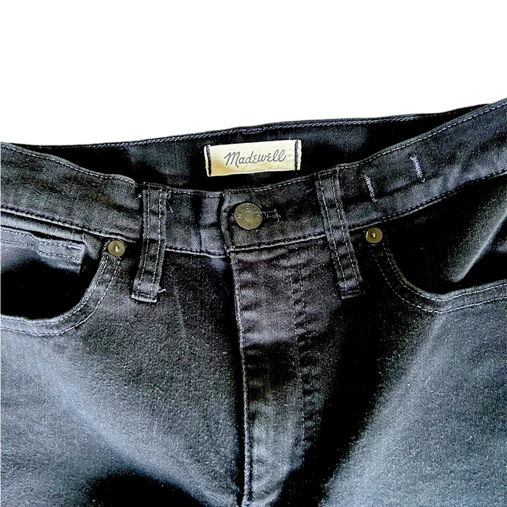 MADEWELL 10” High Rise Skinny Black Jeans